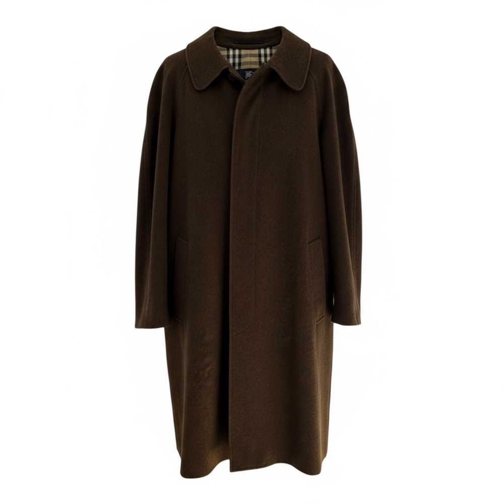 NEW Burberry Brown Coat with Classic Check Lining